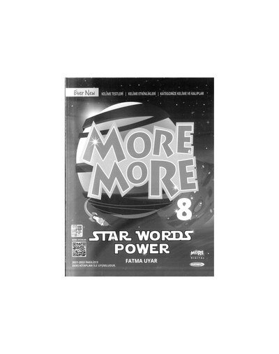 MORE MORE STAR WORDS POWER Limon Fotokopi