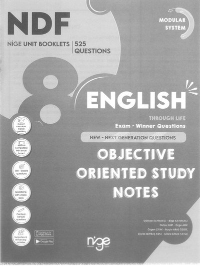 ENGLISH OBJECTIVE ORIENTED STUDY NOTES Limon Fotokopi
