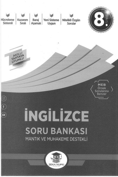 İNGİLİZCE SORU BANKASI MANTIK VE MUHAKEME DESTEKLİ Limon Fotokopi