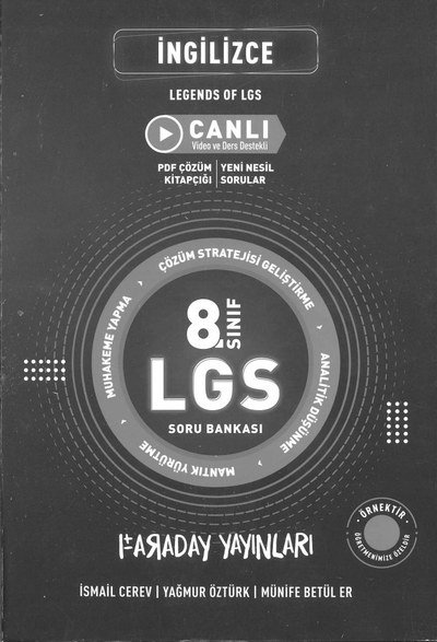 İNGİLİZCE LEGENDS OF LGS Limon Fotokopi