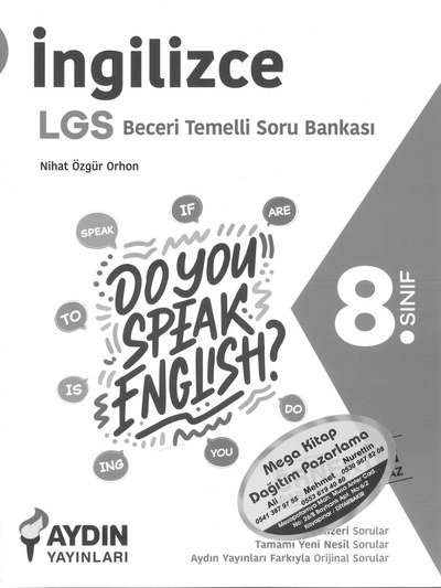 İNGİLZİCE LGS BECERİ TEMELLİ SORU BANKASI Limon Fotokopi