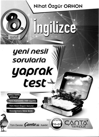 İNGİLİZCE YENİ NESİL SORULARLA YAPRAK TEST Limon Fotokopi