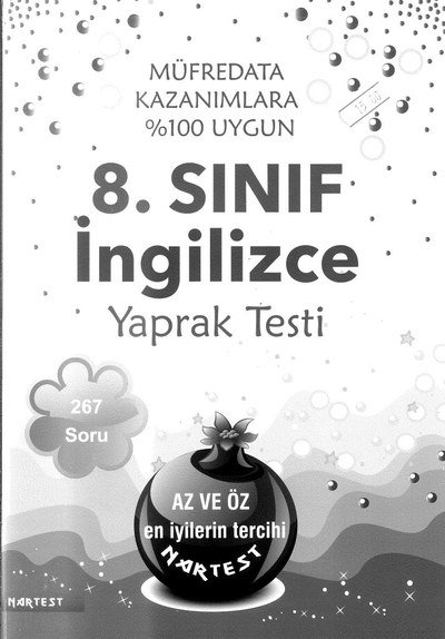 İNGİLİZCE YAPRAK TESTİ 267 SORU Limon Fotokopi