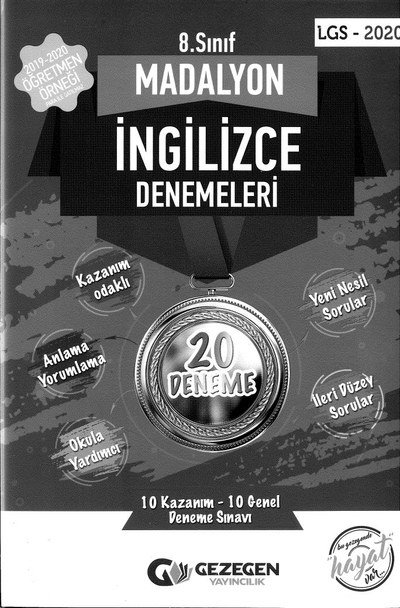 MADALYON İNGİLİZCE DENEMELERİ 20 DENEME Limon Fotokopi
