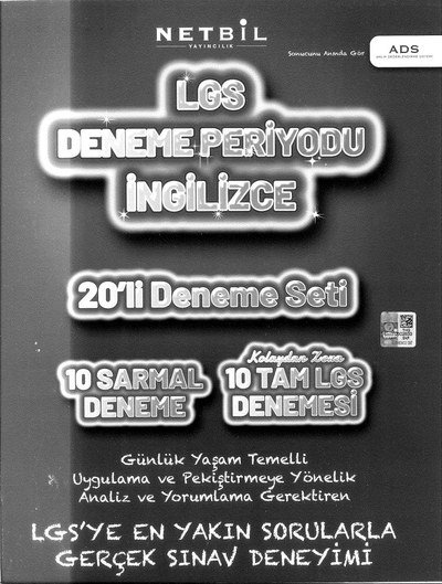 LGS DENEME PERİYODU İNGİLİZCE 20'Lİ DENEME SETİ