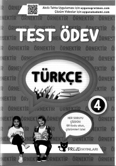 TEST ÖDEV TÜRKÇE