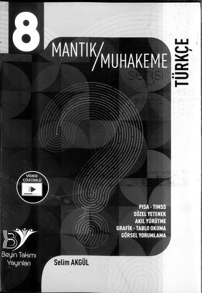 MANTIK/MUHAKEME TÜRKÇE