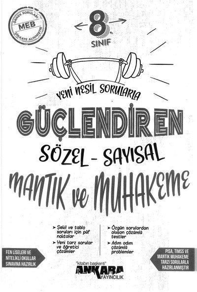 GÜÇLENDİREN SÖZEL-SAYISAL MANTIK VE MUHAKEME Limon Fotokopi