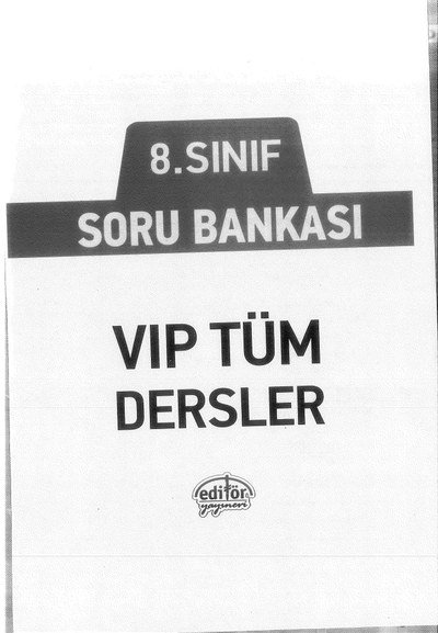 SORU BANKASI VİP TÜM DERSLER Limon Fotokopi