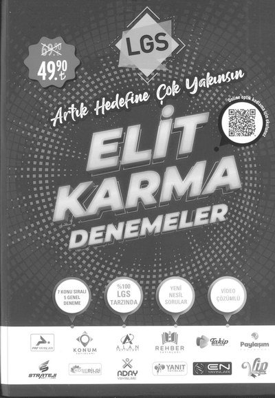 ARTIK HEDEFİNE ÇOK YAKINSIN ELİT KARMA DENEMELER Limon Fotokopi