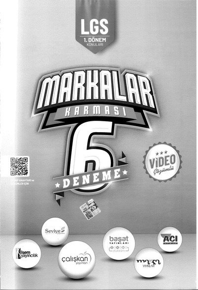 LGS 1. DÖNEM KONULARI MARKALAR KARMASI 6 DENEME Limon Fotokopi
