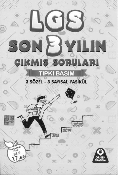 LGS SON 3 YILIN ÇIKMIŞ SORULARI TIPKI BASIM 3 SÖZEL 3 SAYISAL FASİKÜL Limon Fotokopi