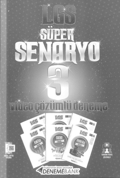 LGS SÜPER SENARYO 3 VİDEO ÇÖZÜMLÜ DENEME Limon Fotokopi