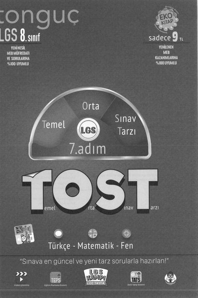 LGS TOST 7. ADIM TEMEL ORTA SINAV TARZI Limon Fotokopi