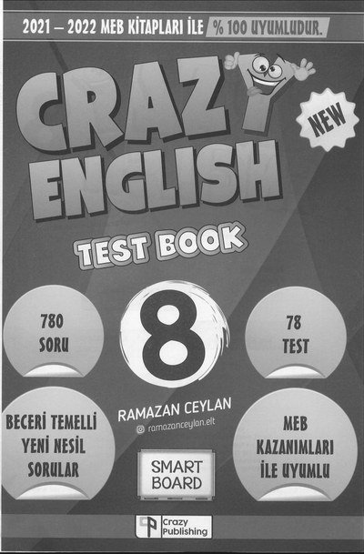 CRAZYI ENGLISH TEST BOOK Limon Fotokopi