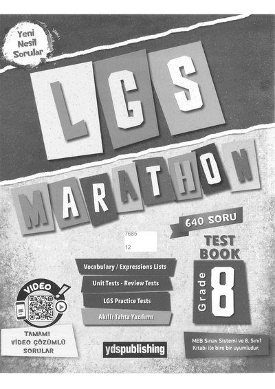 LGS MARATHON 640 SORU ENGLISH Limon Fotokopi