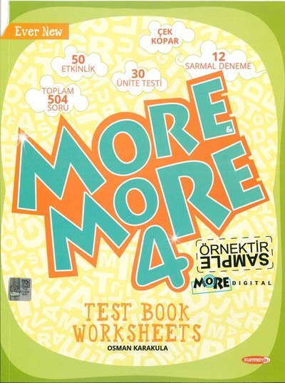 MORE MORE TEST BOOK WORKSHEETS