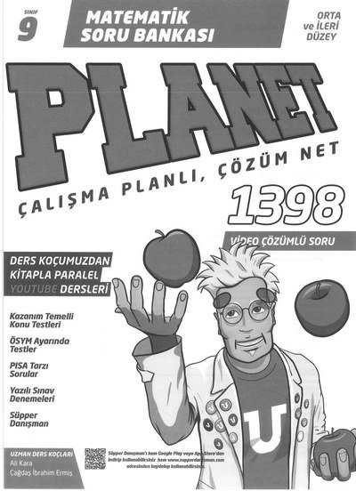 PALNET ÇALIŞMA PLANLI ÇÖZÜM NET 1398 SORU MATEMATİK SORU BANKASI Limon Fotokopi