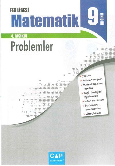 FEN LİSESİ MATEMATİK 4. FASİKÜL PROBLEMLER