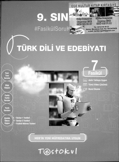 TÜRK DİLİ VE EDEBİYATI FASİKÜL SORU KİTABI Limon Fotokopi