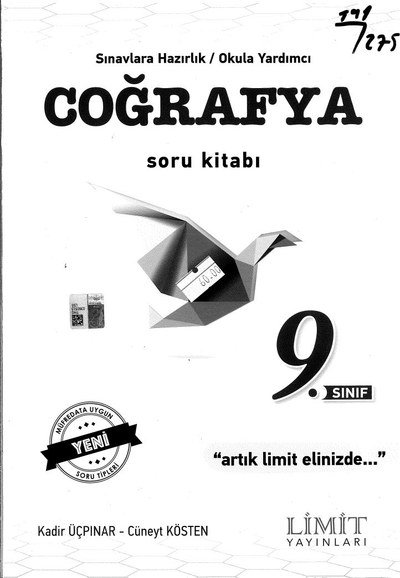 COĞRAFYA SORU KİTABI YENİ SORU TİPLERİ Limon Fotokopi