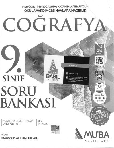 COĞRAFYA SORU BANKASI 782 SORU Limon Fotokopi