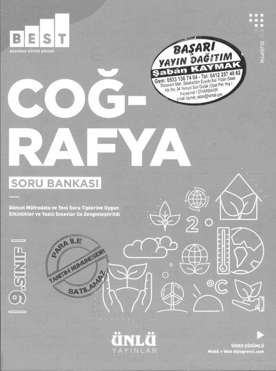 COĞRAFYA SORU BANKASI BEST Limon Fotokopi