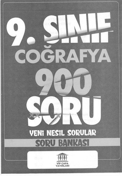 COĞRAFYA 900 SORU YENİ NESİL SORULAR SORU BANKASI Limon Fotokopi