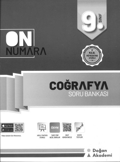 ON NUMARA COĞRAFYA SORU BANKASI Limon Fotokopi