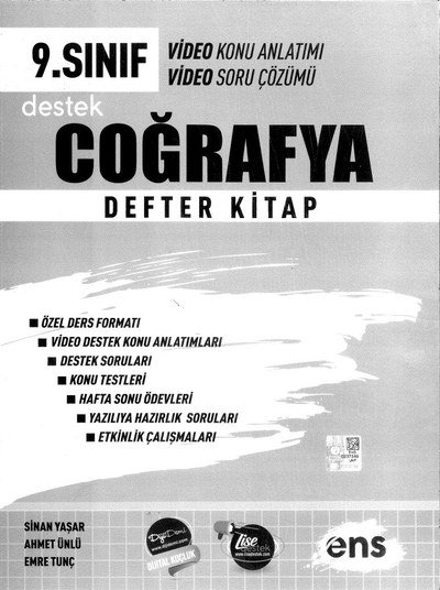 COĞRAFYA DEFTER KİTAP VİDEO KONU ANLATIMI Limon Fotokopi