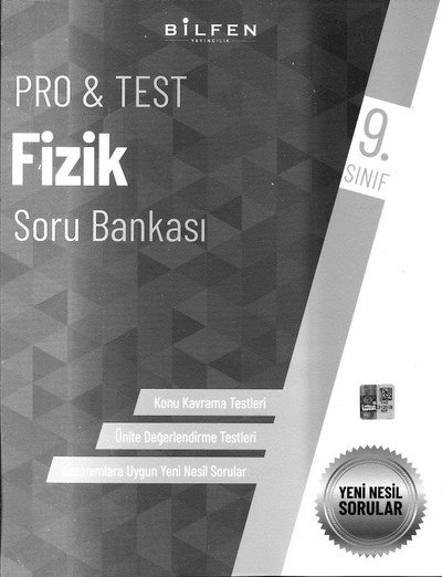 PRO & TEST FİZİK SORU BANKASI YENİ NESİL SORULAR
