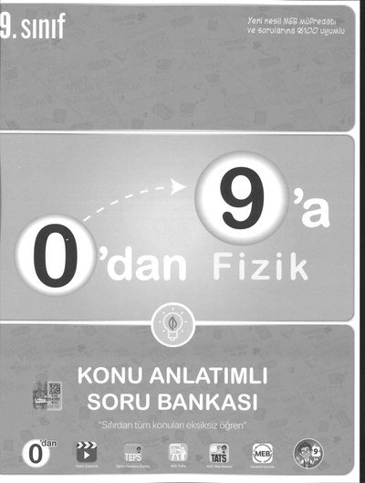 0'DAN 9'A FİZİK KONU ANLATIMLI SORU BANKASI Limon Fotokopi