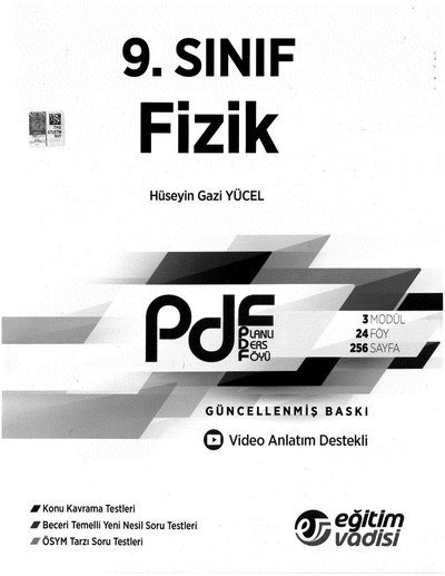 FİZİK PLANLI DERS FÖYÜ