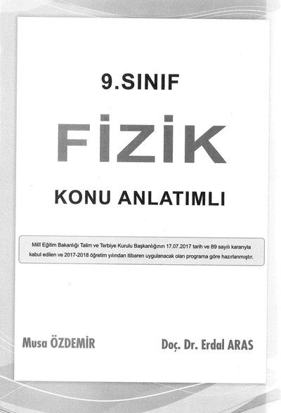FİZİK KONU ANLATIMLI Limon Fotokopi