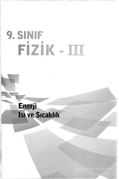 FİZİK 3 ENERJİ ISI VE SICAKLIK Limon Fotokopi