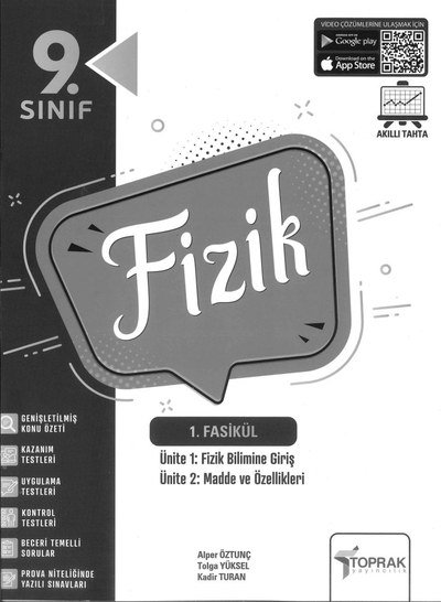 FİZİK 1. FASİKÜL FİZİK BİLİMİNE GİRİŞ MADDE VE ÖZELLİKLERİ Limon Fotokopi