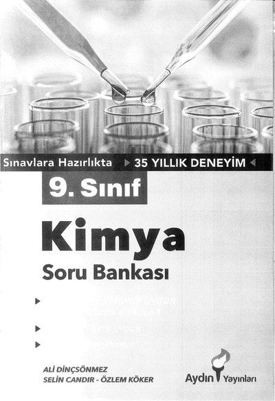 KİMYA SORU BANKASI