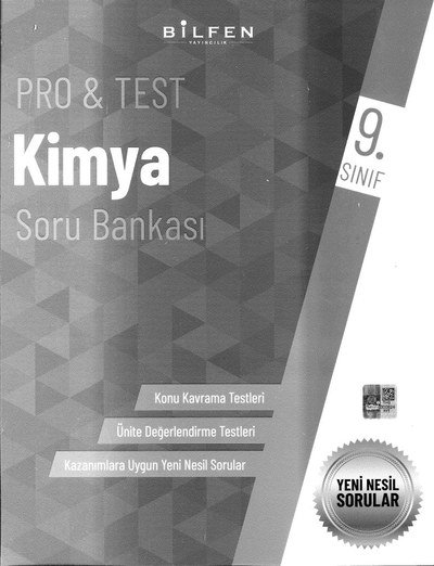 PRO & TEST KİMYA SORU BANKASI YENİ NESİL SORULAR Limon Fotokopi