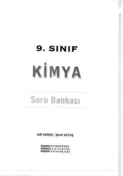 KİMYA SORU BANKASI Limon Fotokopi