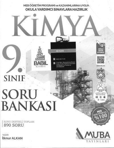 KİMYA SORU BANKASI Limon Fotokopi