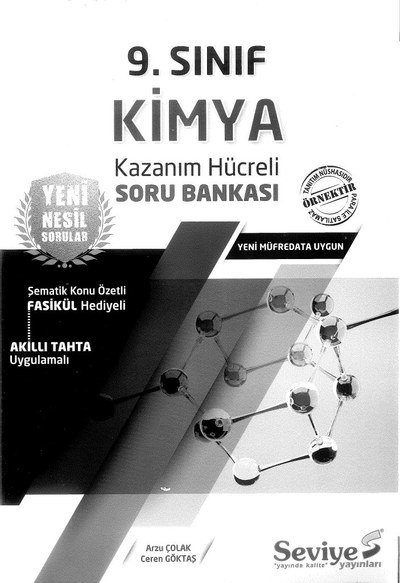 KİMYA KAZANIM HÜCRELİ SORU BANKASI Limon Fotokopi