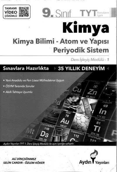 KİMYA BİLİMİ ATOM VE YAPISI PERİYODİK SİSTEM Limon Fotokopi