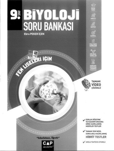 BİYOLOJİ SORU BANKASI FEN LİSELERİ İÇİN Limon Fotokopi