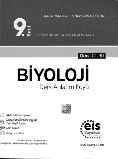 BİYOLOJİ DERS ANLATIM FÖYÜ Limon Fotokopi