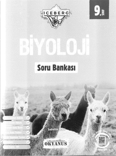 BİYOLOJİ SORU BANKASI ICEBERG Limon Fotokopi