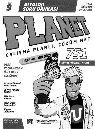 BİYOLOJİ SORU BANKASI PLANET ÇALIŞMA PLANLI ÇÖZÜM NET Limon Fotokopi