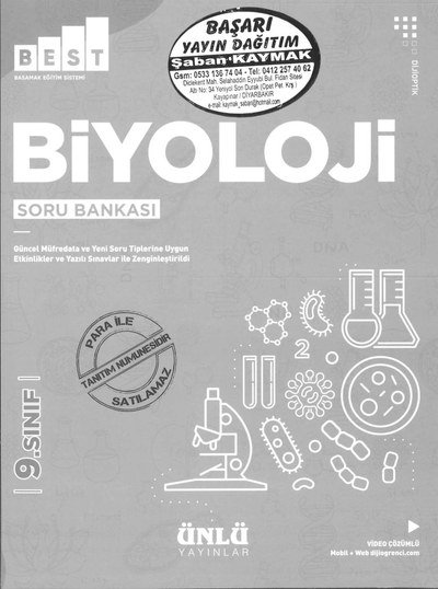 BİYOLOJİ SORU BANKASI BEST