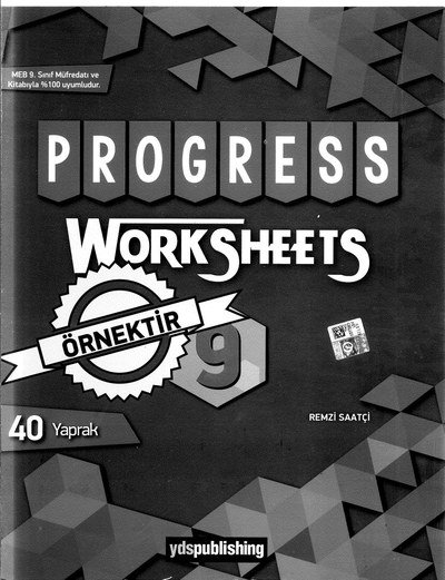 PROGRESS WORKSHEETS 40 YAPRAK Limon Fotokopi