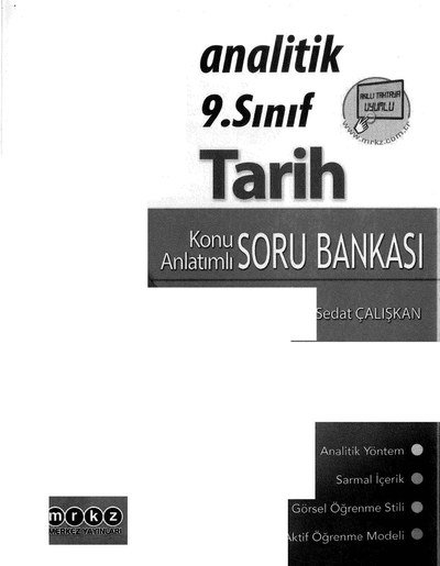 ANALİTİK KONU ANLATIMLI SORU BANKASI TARİH Limon Fotokopi