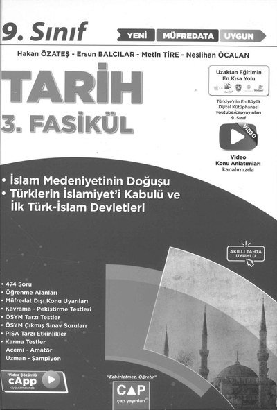 TARİH 3. FASİKÜL Limon Fotokopi